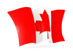 canada waving flags