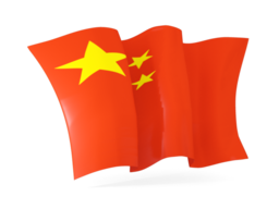 china waving flags