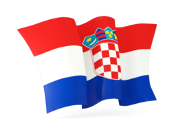 croatia waving flags