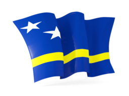 curacao waving flags