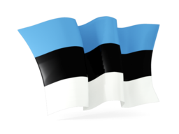 estonia waving flags