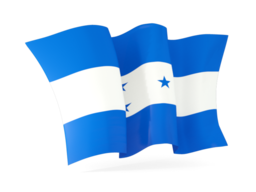 honduras waving flags