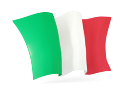 italy waving flags