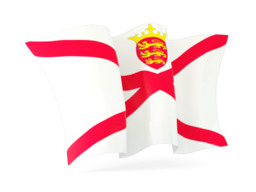 jersey waving flags