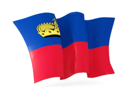 liechtenstein waving flags