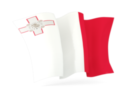 malta waving flags