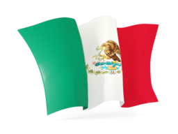 mexico waving flags