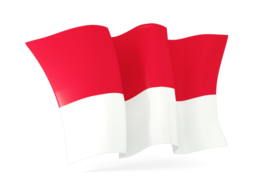 monaco waving flags