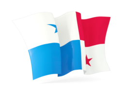panama waving flags