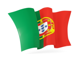 portugal waving flags