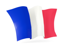 saint martin waving flags