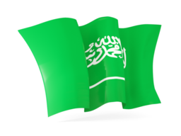 saudi arabia waving flags