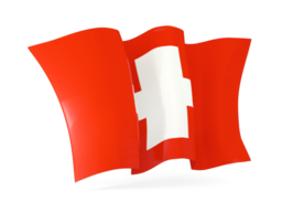 switzerland waving flags
