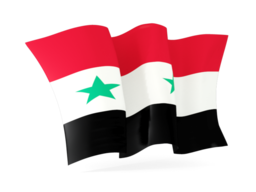 syria waving flags