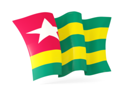 togo waving flags
