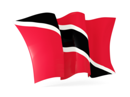 trinidad and tobago waving flags